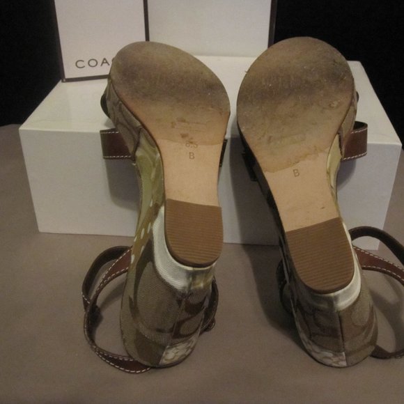 Coach Alina Patchwork Wedge 8.5 - Picture 5 of 8